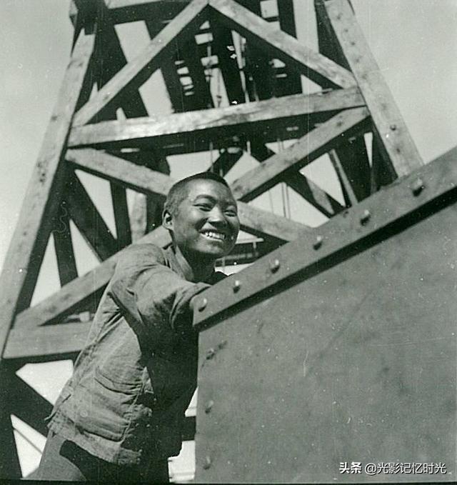 老照片：1941年河北邯鄲磁縣土法挖煤