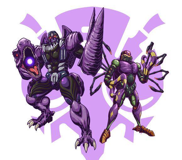 《变形金刚》之《猛兽侠》原始兽军团人物插画集,威震天依旧帅气